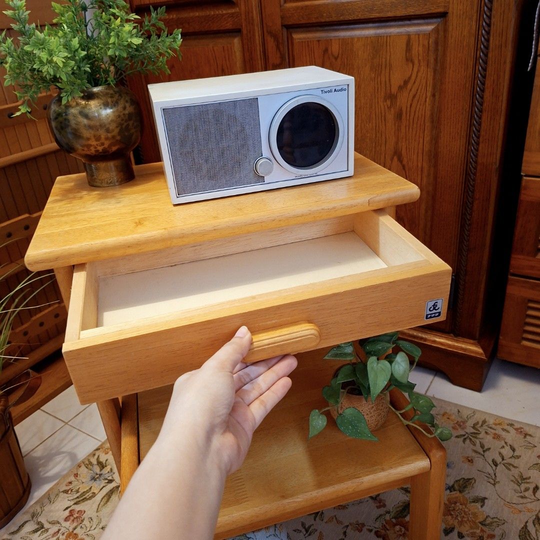 Multifunctional solid wood step stool side table with hidden storage (Category: Ladders & Steps) located in Dasmarinas. Submitted by millennialmeetsvintage (Listing ID 1451607136, Image 3). Description: ✨SALE✨ BEFORE: 3500 NOW: 2999 solid wood with hidden storage H 51 x L 43 x W 29-42 cm last price posted, no haggling 🙅🏻‍♀️ 🌍ships from DASMA, CAVITE 🚚 shipping via Lalamove only ❌no reservations, first-to-pay basis ❌no physical store, no walk-