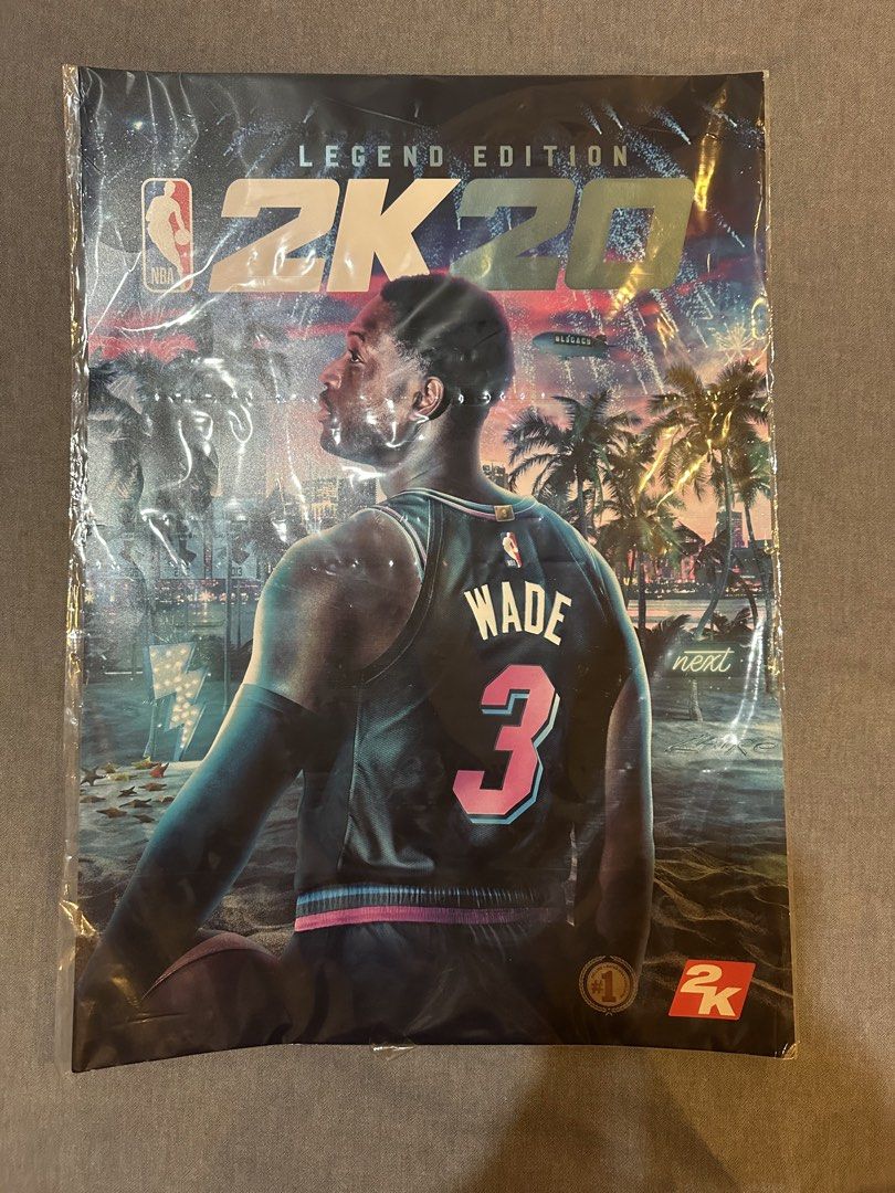 NBA 2K20 Legend Edition Poster (Category: PlayStation) located in Muntinlupa City. Submitted by androg.shop (Listing ID 1452638768, Image 1). Description: - NBA 2K20 Legend Edition - Features Dwyane Wade on the cover MOP: Gcash.