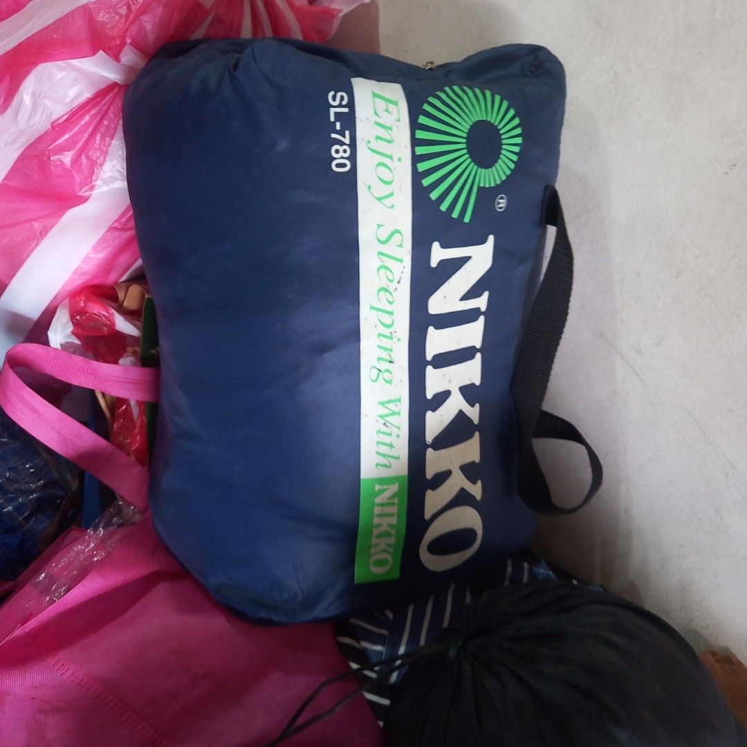 Nikko SL-780 Sleeping Bag (Category: Hiking & Camping) located in Quezon City. Submitted by pinkypinksy (Listing ID 1452509971, Image 1). Description: - Nikko SL-780 Sleeping Bag - Color: Blue - Comes with a convenient carry bag - Ideal for camping trips and outdoor adventures - Enjoy comfortable sleep wherever you go.