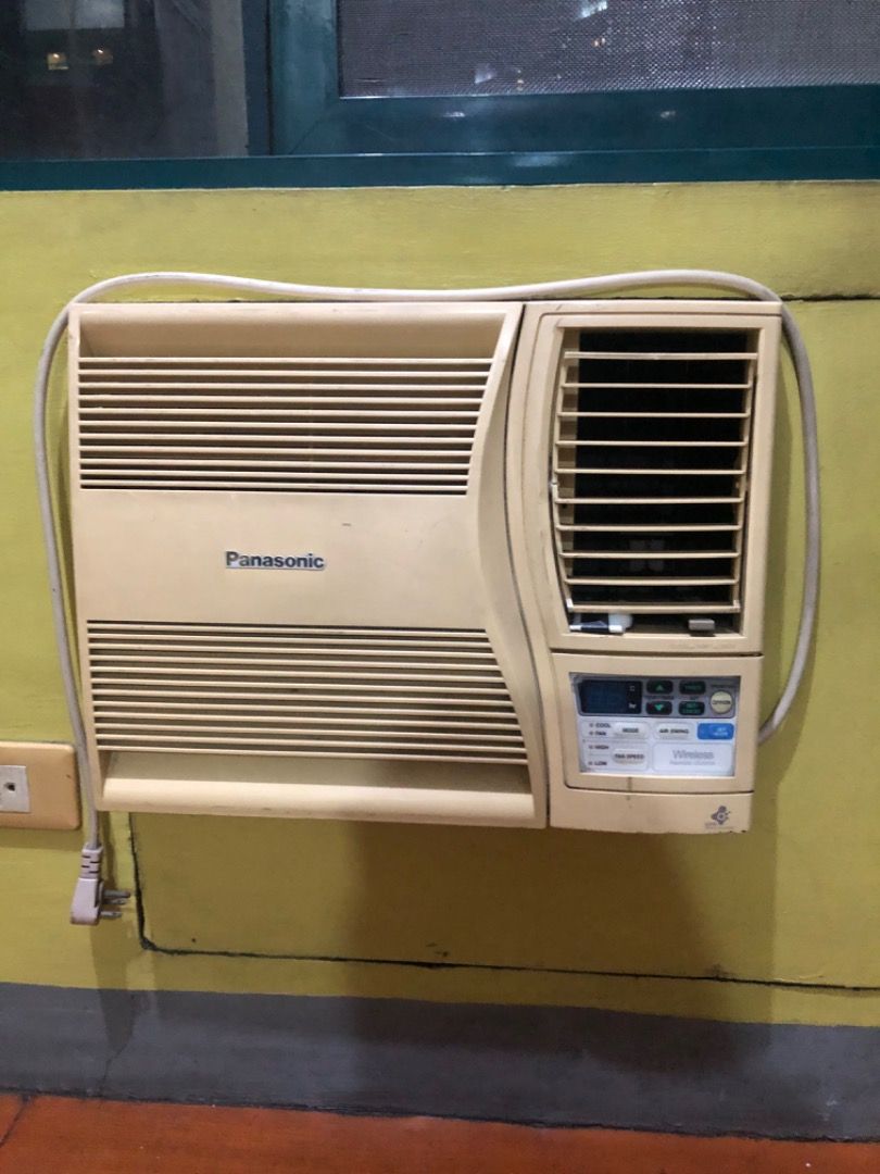 Panasonic Window Air Conditioner (Category: Air Conditioning and Heating) located in Quezon City. Submitted by espie106 (Listing ID 1452626335, Image 1). Description: - Panasonic window air conditioner 1 HP (Non-Inverter) - Works well and cools rooms effectively - Easy to install - Selling because of an upcoming move - Price is negotiable - Message me if interested.