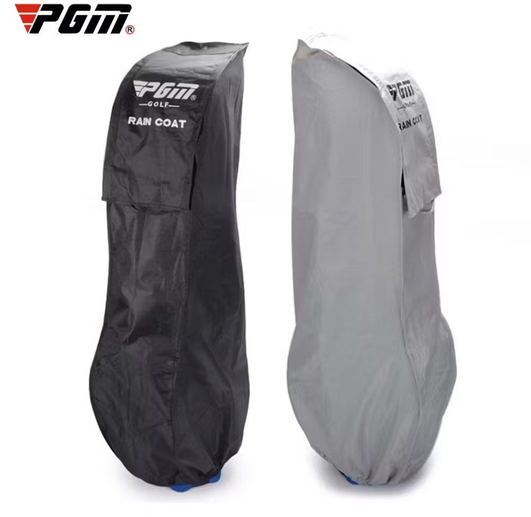 PGM Golf Bag Rain Coat Waterproof Cover (Category: Golf) located in Quezon City. Submitted by thriftshopmar (Listing ID 1452651236, Image 3). Description: - Protects your golf bag from rain and dust - Waterproof and dustproof 360° protection - Fits most standard golf bags and stand bags - Durable zipper and elastic hem for a secure fit - Available in black and grey - Easy to roll and store.