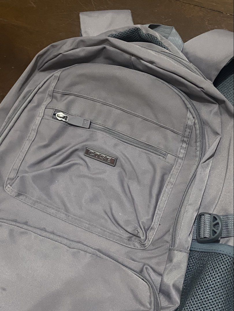 Pre-loved Cosé Large Laptop Backpack (Category: Laptop Bags & Sleeves) located in Manila. Submitted by xcx.nva (Listing ID 1452614228, Image 2). Description: Selling my trusty Cosé backpack! This is super spacious, fits up to a 14-inch laptop comfortably, and has plenty of pockets + side mesh slots for water bottles. Perfect for school, work, or casual travel. Condition: • Second-hand / Used • In good functional condition, but note that it has so