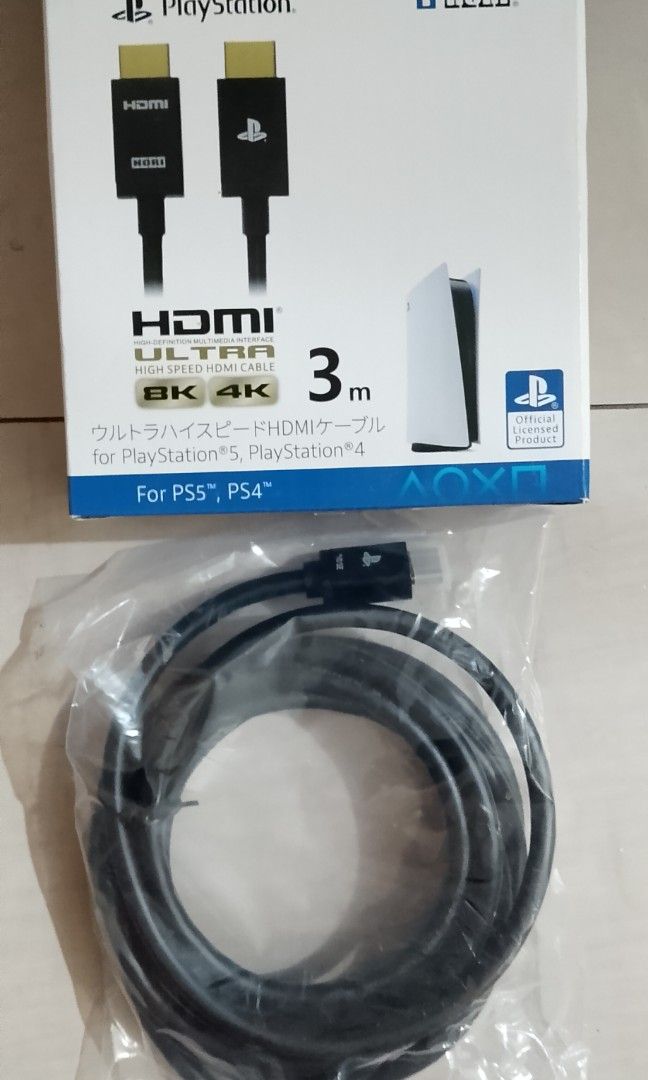 PS5 ULTRA 4K HDMI CABLE (Category: In-Game Products) located in Quezon City. Submitted by hajjasittienor (Listing ID 1452659723, Image 1). Description: BRAND NEW PWEDE PICK UP PWEDE GCASH .PWEDE PICK UP .PWEDE GCASH AVIDA TOWER NEW MANILA COL BONNY SERRANO AVE QC.