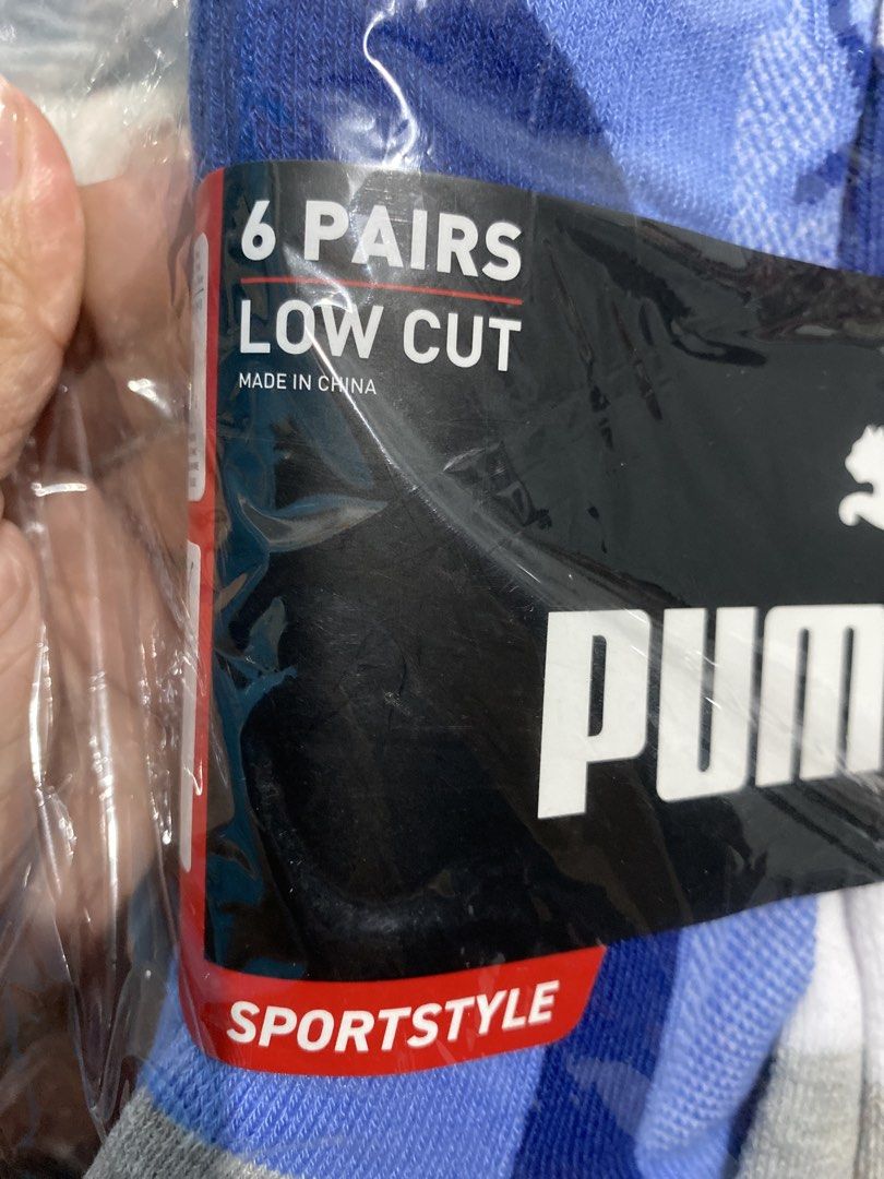 Puma Socks for Men Low cut (Category: Socks) located in San Antonio. Submitted by catz_online_shop (Listing ID 1452607363, Image 2). Description: SIZE:8-12 6 PAIRS CUSHIONED LOW CUT PAYMENT FIRST POLICY GCASH/BANK TRANSFER NO COD NO SHO**CHECKOUT.