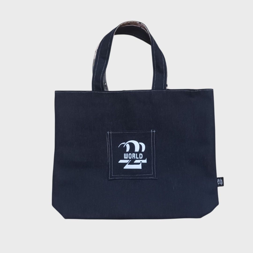 REVERSIBLE RAW DENIM TOTE BAG (DESERT CAMO) (Category: Tote Bags) located in Manila. Submitted by 222worldph (Listing ID 1452391612, Image 2). Description: REVERSIBLE RAW DENIM TOTE BAG DESERT CAMO PRINTED FABRIC LINING LIMITED PIECES ONLY - FOLLOW OUR SOCIALS: (222 WORLD) FACEBOOK/INSTAGRAM.