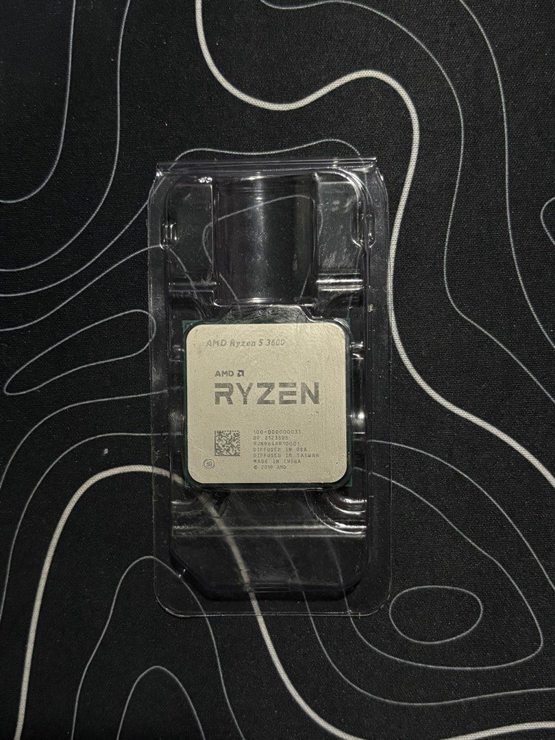 Ryzen 5 3600 (Category: Computer Parts) located in Quezon City. Submitted by geloboyyy (Listing ID 1452539054, Image 1). Description: ‼️FOR SALE BUDGET RYZEN 5 CPU ‼️ —————————————————— 📌Ryzen 5 3600 💰₱3,300 —————————————————— ⚙️ Specs: • Socket: AM4 • Cores/Threads: 6/12 • Base Clock: 3.6 Ghz • Max Boost Clock: 4.2 Ghz • Integrated Graphics: None ✅PM for benchmark/testing. can VC or send a video —————————————————— 💳MoP: Gcash/Bank Transf/Cash