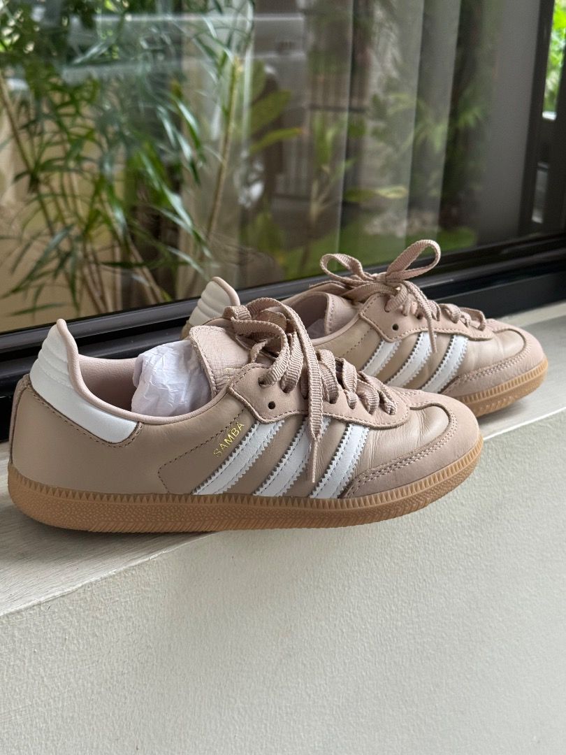 Samba OG Wonder taupe (Category: Sneakers) located in Caloocan City. Submitted by reginger (Listing ID 1452559683, Image 2). Description: Used actually for about 2 hours only because it was too small for me. Bought in HK..