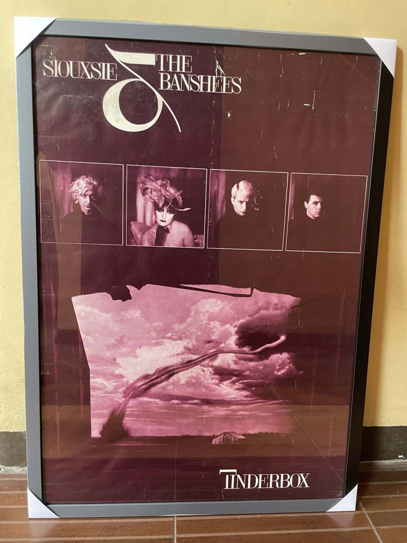Siouxsie and The Banshees Poster 24.5 x 34.5” (Category: Vintage Collectibles) located in Manila. Submitted by patrickbateman_ (Listing ID 1452525261, Image 1). Description: Siousxie and The Banshees Tinderbox Poster Framed 24.5 x 34.5” Pickup: Boni Ave, Mandaluyong.