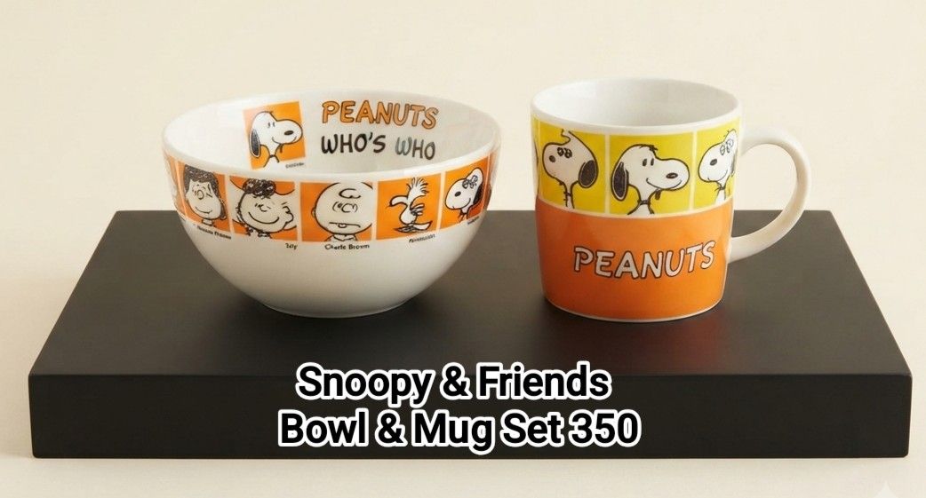 Snoopy Ceramics Set (Category: Coffee & Tea Tableware) located in Binan City. Submitted by mayjhe (Listing ID 1452630832, Image 1). Description: 💛 For Sale 💛 🌸 Snoopy 🍀 Ceramic Mug & Bowl 📍 Condition: Good 💰 Price is ₱ 350.00 👉 Other details posted 🇵🇭 Location Biñan Laguna 🛵 Courier J& T and Lalamove 📋 Shipping by schedule 📍 NO COD & COP 📌 All items are carefully packed and labeled with Fragile stickers for breakable goods. However, 