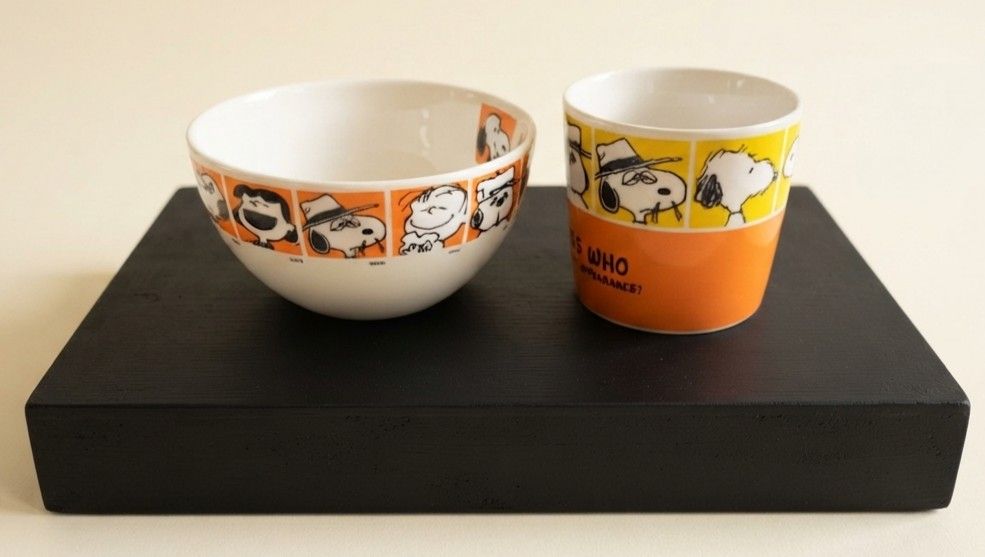 Snoopy Ceramics Set (Category: Coffee & Tea Tableware) located in Binan City. Submitted by mayjhe (Listing ID 1452630832, Image 2). Description: 💛 For Sale 💛 🌸 Snoopy 🍀 Ceramic Mug & Bowl 📍 Condition: Good 💰 Price is ₱ 350.00 👉 Other details posted 🇵🇭 Location Biñan Laguna 🛵 Courier J& T and Lalamove 📋 Shipping by schedule 📍 NO COD & COP 📌 All items are carefully packed and labeled with Fragile stickers for breakable goods. However, 