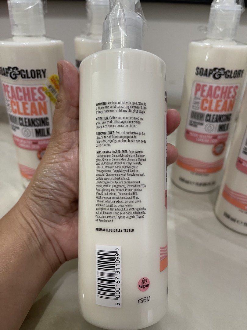 Soap & Glory Deep Cleansing Milk (Category: Face Care) located in Quezon City. Submitted by aimcharm17 (Listing ID 1452560872, Image 3). Description: Brand new Original from 🇺🇸 600 each.