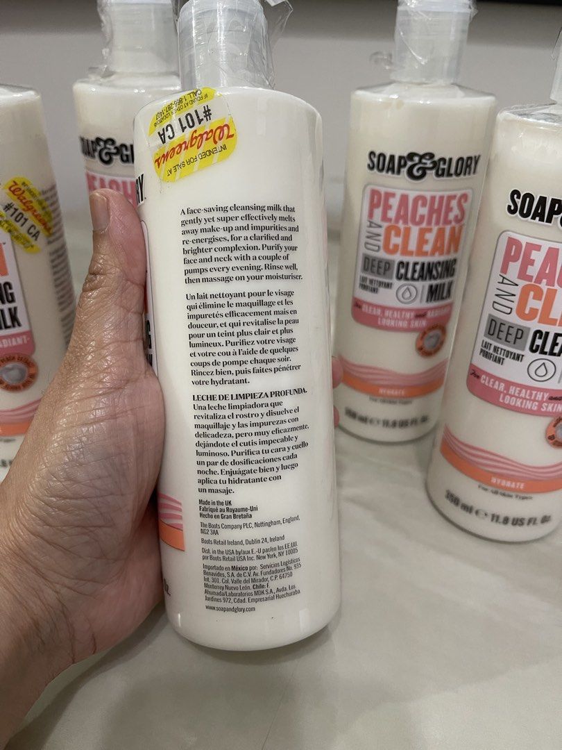 Soap & Glory Deep Cleansing Milk (Category: Face Care) located in Quezon City. Submitted by aimcharm17 (Listing ID 1452560872, Image 2). Description: Brand new Original from 🇺🇸 600 each.