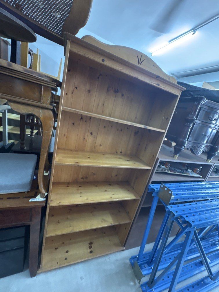 solid pine bookcase (Category: Shelves, Cabinets & Racks) located in Lubok China. Submitted by nur_azs (Listing ID 1452568265, Image 2). Description: .