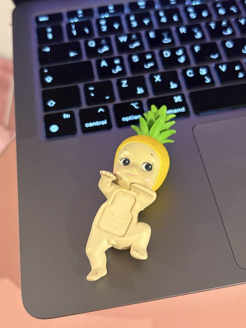 sonny angel hipper (pineapple) (Category: Designer & Blind Box Toys) located in Valenzuela. Submitted by lovedby.b (Listing ID 1452642832, Image 1). Description: - no box, foil, adhesive (but i’ll provide free adhesive) - no major flaw or issue - bought from fully booked.