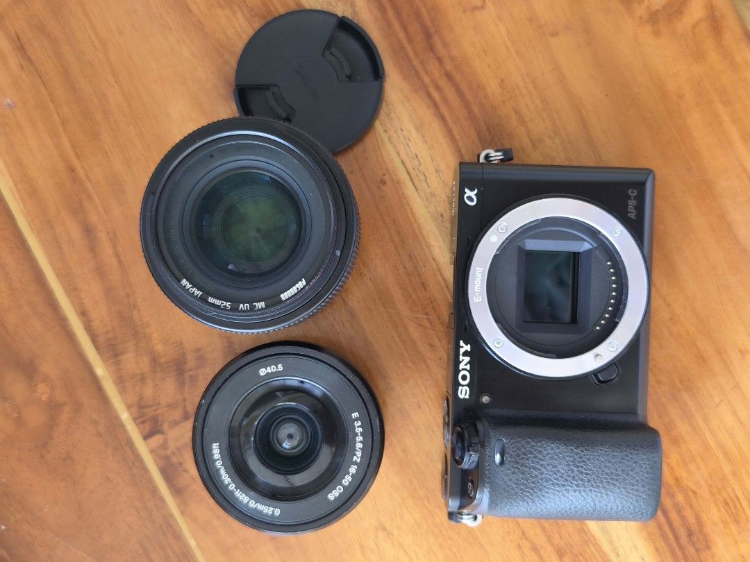 Sony Alpha a6000 Mirrorless Camera with 2 Lenses (Category: Cameras) located in Manila. Submitted by mugglesurreal118 (Listing ID 1452658629, Image 3). Description: - Sony Alpha a6000 mirrorless camera body +kit lens + sigma lens 16mm & 30mm.