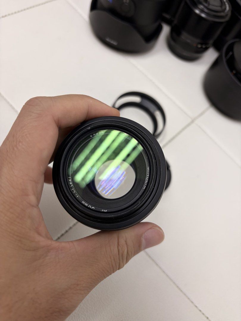 Minolta 50mm f/1.7 Lens (Category: Lens & Kits) located in Subic. Submitted by rokkorman (Listing ID 1452615337, Image 2). Description: - minolta 50mm f/1.8 lens - 49mm filter thread - Includes HOYA HMC UV(C) filter - Ideal for portraits and general photography - Lens elements are clean - Mount contacts are visible - Selling as is Item pickup from subic bay or lalamoved.
