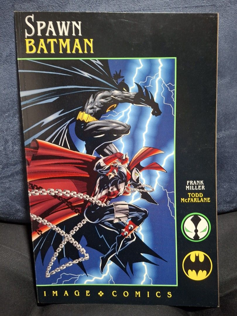 SPAWN-BATMAN Comic Book - Image Comics (Category: Comics & Manga) located in Manila. Submitted by crujones (Listing ID 1452677748, Image 1). Description: Spawn/Batman is a 1994 one-shot comic book written by Frank Miller with art by Todd McFarlane and published by Image Comics.[1] The comic is an intercompany crossover between Batman and Spawn. Batman comes to New York City in his search for an arsenal of high-tech weapons and robots that use dec