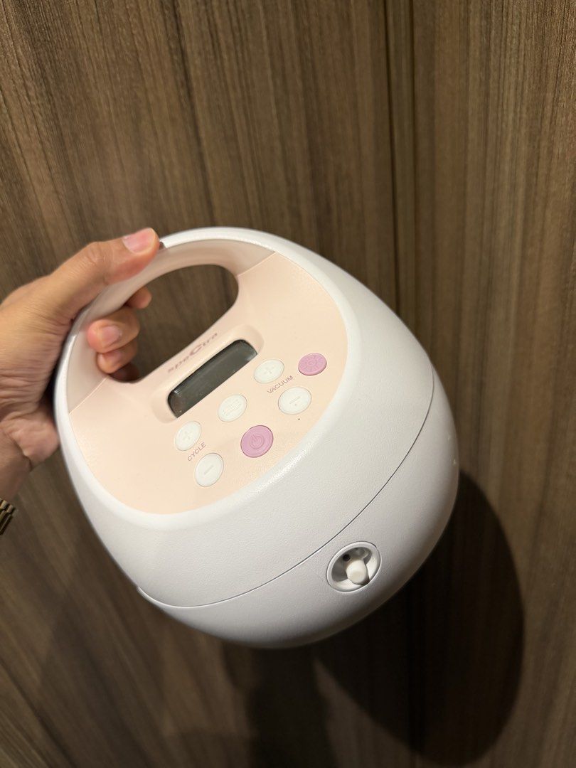 Spectra Breastpump (Category: Breastfeeding & Bottle Feeding) located in Quezon City. Submitted by lustitia (Listing ID 1452579263, Image 3). Description: Used few times only - 21 hrs. Free breast shield flange. Free Flange insert (17 mm) Free brand new avent pacifier (2) Free brand new pigeon pacifier (2) Free Haakaa milk collector Free Natalac FREE SF.