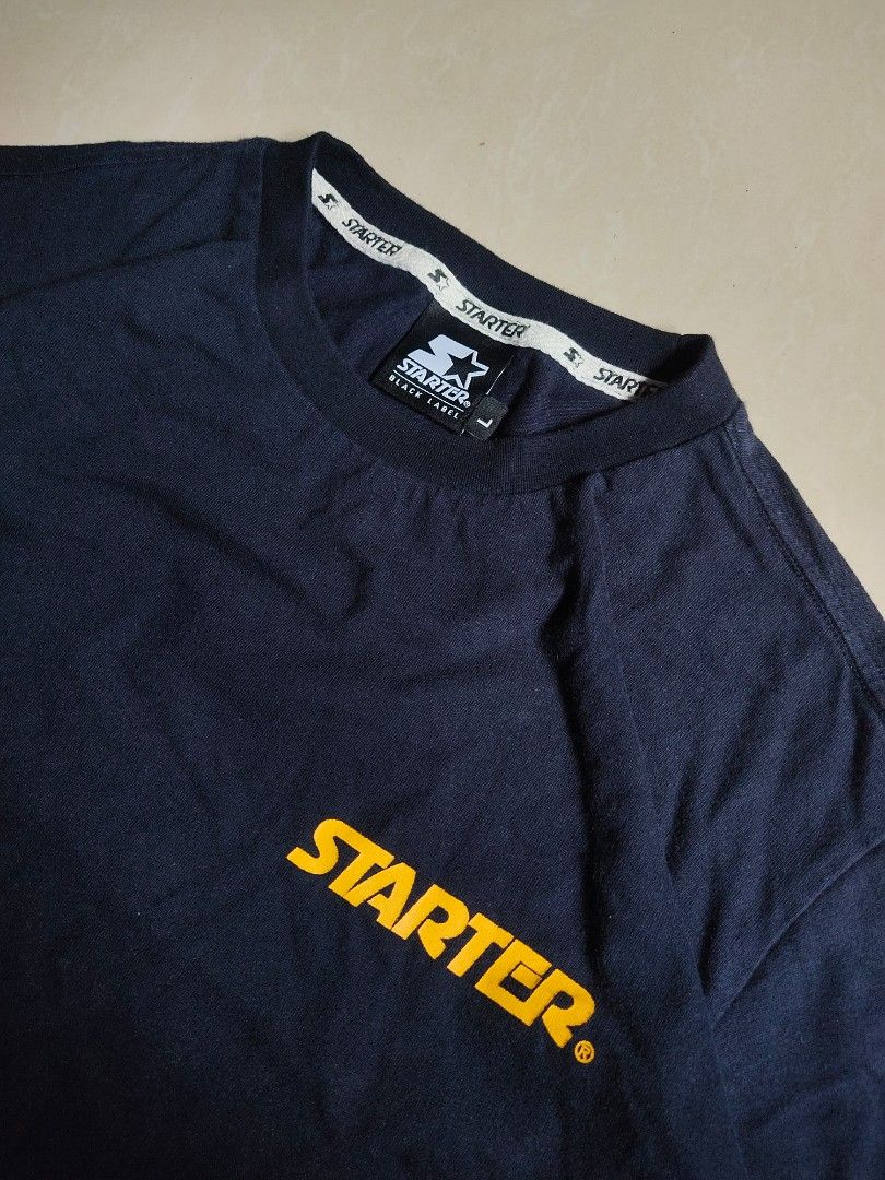 Starter Chest Script (Category: Activewear) located in Balayan. Submitted by _dressthirftbetter. (Listing ID 1452628712, Image 2). Description: 🔸Starter Chest Script - Tshirt - Large ( On Tag ) 📐Width : 21 📏Length : 29 - Dark Blue ( 9.9/10 Colorate ) ✨ Issue ❌ - Excellent Condition 💡Limit your expectations, the items are thrifted/UKAY (unless stated as brand new), But all are in good & excellent condition. 🚩Price : 📨📨📨 Location: Balayan, 