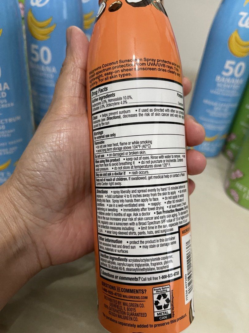 Sunscreen (Category: Body Care) located in Quezon City. Submitted by aimcharm17 (Listing ID 1452557249, Image 3). Description: Brand new from 🇺🇸 Price starts at 250. Kindly please see the prices on the photos. .