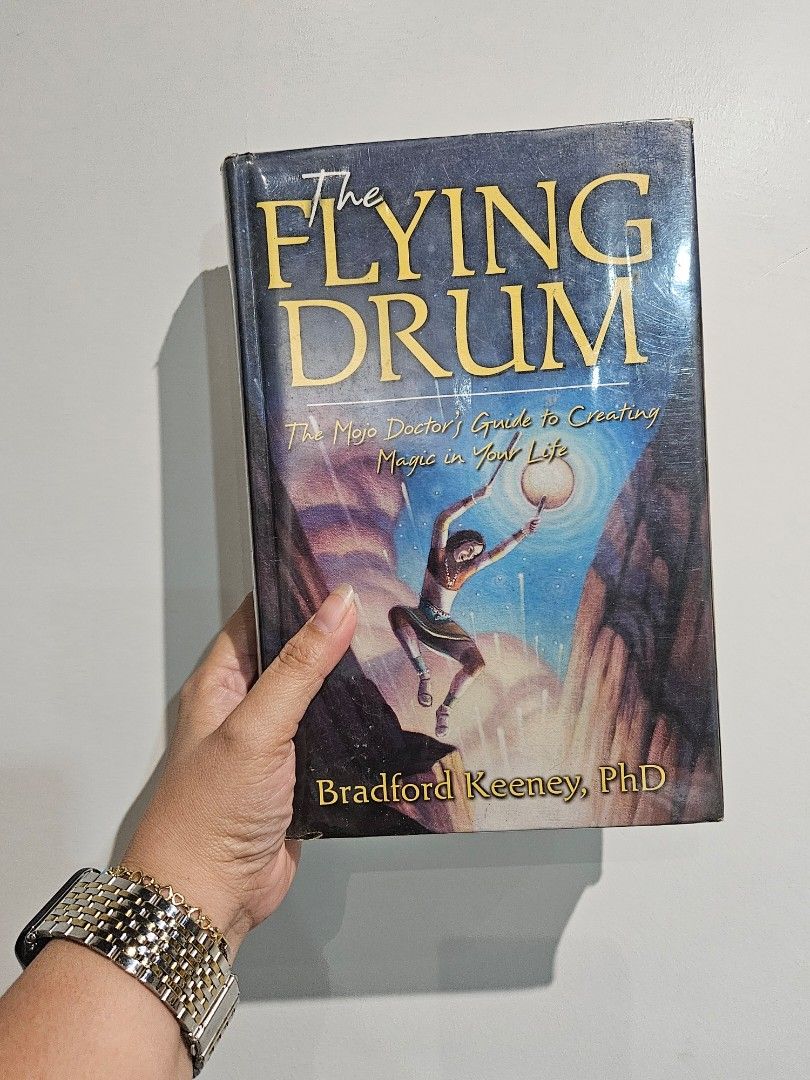 The Flying Drum by Bradford Keeney, PhD (Category: Storybooks) located in Davao. Submitted by thumbook (Listing ID 1452576420, Image 1). Description: 📚 The Flying Drum by Bradford Keeney, PhD – Well-Used Copy Selling my copy of The Flying Drum by Bradford Keeney, PhD. This is a well-used book with visible signs of use but remains completely readable and intact. Perfect for readers interested in indigenous healing traditions, spirituality, and tr