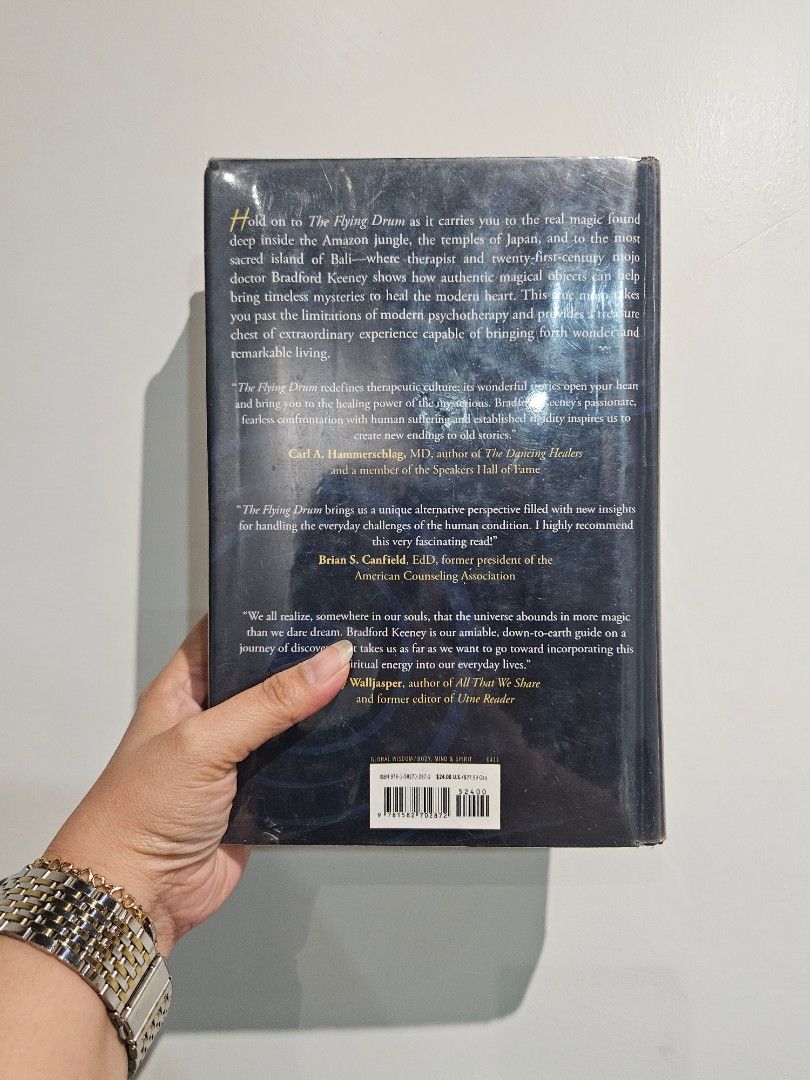 The Flying Drum by Bradford Keeney, PhD (Category: Storybooks) located in Davao. Submitted by thumbook (Listing ID 1452576420, Image 2). Description: 📚 The Flying Drum by Bradford Keeney, PhD – Well-Used Copy Selling my copy of The Flying Drum by Bradford Keeney, PhD. This is a well-used book with visible signs of use but remains completely readable and intact. Perfect for readers interested in indigenous healing traditions, spirituality, and tr
