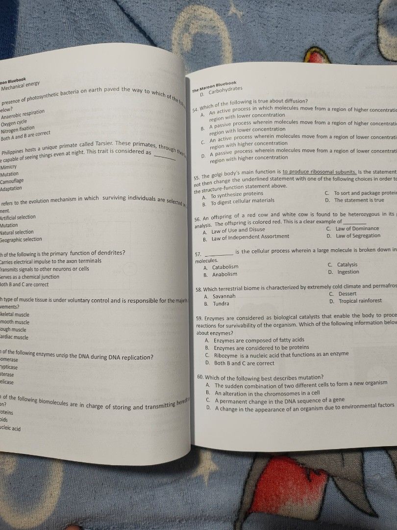 THE MAROON BLUEBOOK 3RD EDITION (Category: Textbooks) located in San Pedro. Submitted by diannieelei_44819 (Listing ID 1452585634, Image 2). Description: I'm selling my Maroon Bluebook, which I bought 2 years ago. It helped me a lot in preparing for the UPCAT, PUPCAT and PNUAT, and I hope it can help another student too! This book helped me pass multiple CETs. Originally bought this for ₱850. Selling it at a low price because of its condition. Co