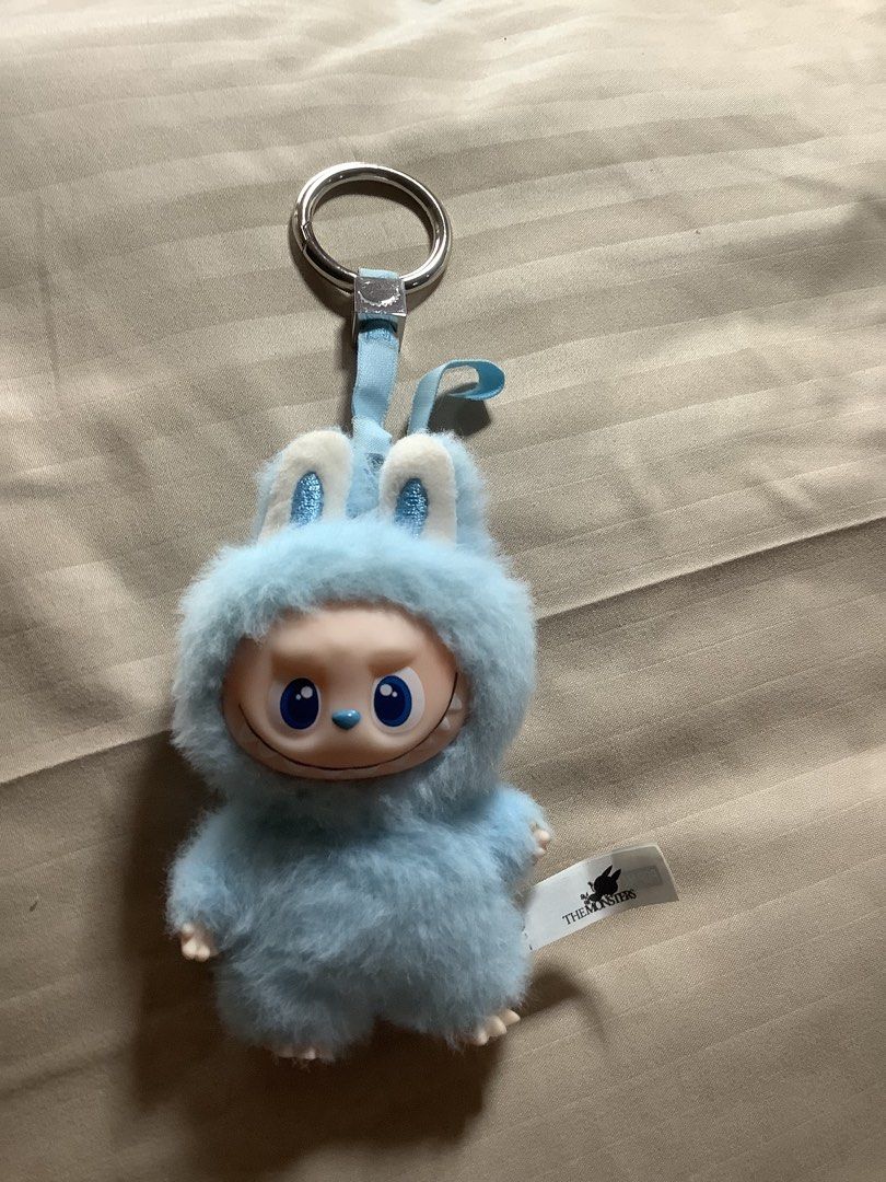 The Monsters Blue Labubu (Mini) (Category: Designer & Blind Box Toys) located in Quezon City. Submitted by sophic_01 (Listing ID 1452523540, Image 2). Description: Original Mini Labubu Monsters No Original Box (Nawala).