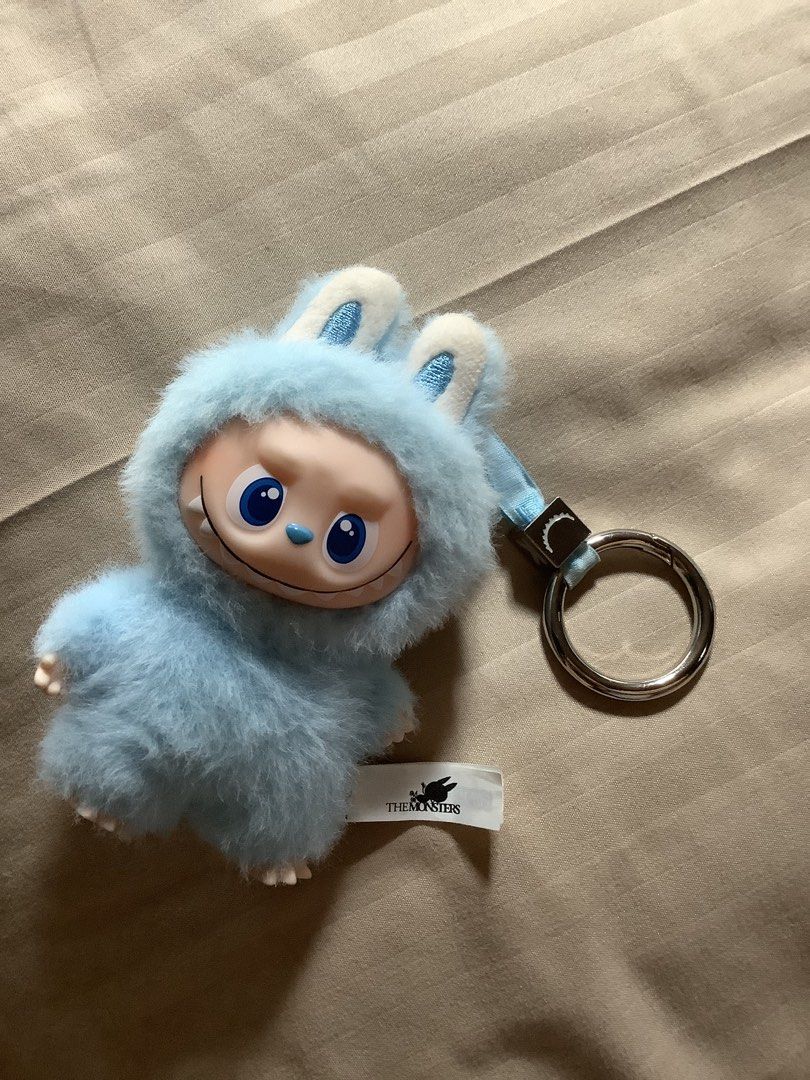 The Monsters Blue Labubu (Mini) (Category: Designer & Blind Box Toys) located in Quezon City. Submitted by sophic_01 (Listing ID 1452523540, Image 1). Description: Original Mini Labubu Monsters No Original Box (Nawala).