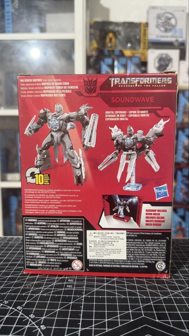 Transformers Studio Series 62 Soundwave (Category: Figurines & Statues) located in Alfonso. Submitted by neil.pereda (Listing ID 1452612765, Image 2). Description: FOR SALE Studio Series 91 The Fallen Price: 1800 Note: Item condition: BIB Location: Alfonso, Cavite Mode of payment: Gcash, Bank transfer only Mode of delivery: Lalamove, Jnt and LBC (SF shouldered by buyer).
