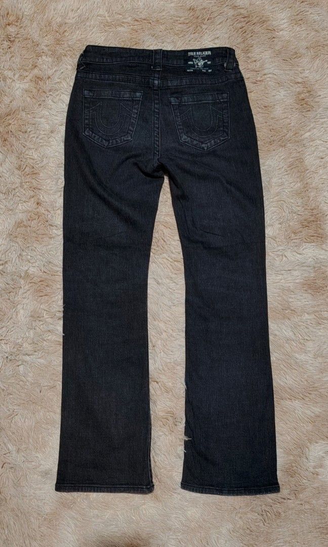 TRUE RELIGION BLACK WASHED JEANS (Category: Jeans) located in Bislig. Submitted by tuazons21 (Listing ID 1452528927, Image 3). Description: SIZE 27-28 CR 10/10 NO FLAWS GOOD AS NEW CONDITION.