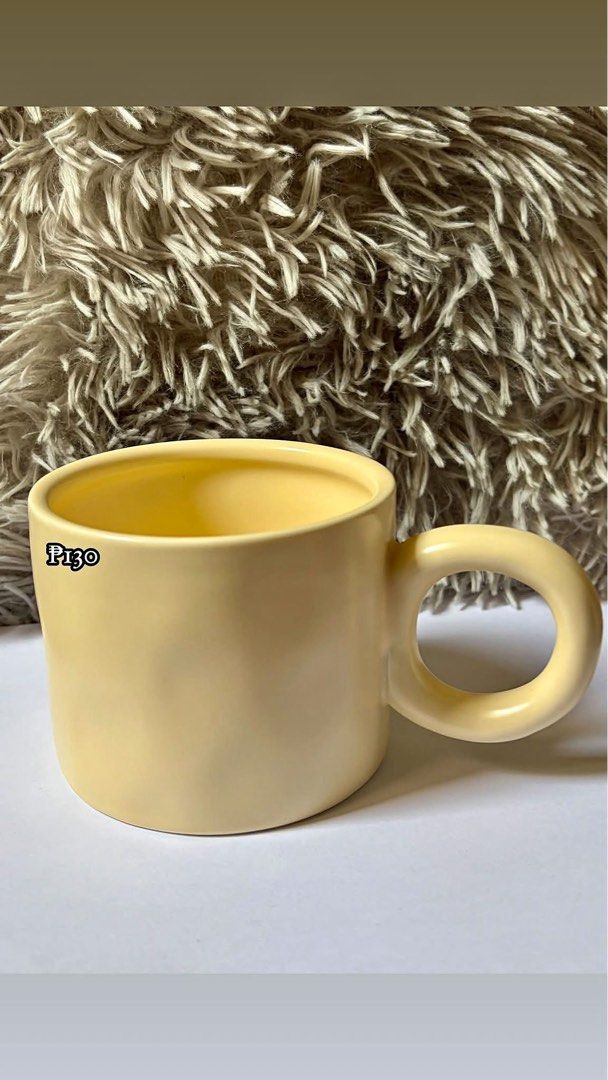 Unique Ceramic Mugs with Colorful Handles (Category: Coffee & Tea Tableware) located in Manila. Submitted by jcv.25 (Listing ID 1452541515, Image 2). Description: - Set of unique ceramic mugs - Fun and quirky designs - Available handle colors: red, plain yellow, skeleton face, blue, tan - Ideal for morning coffee or tea - Great for gifting or adding personality to your kitchen ₱120 each 2 for ₱230.