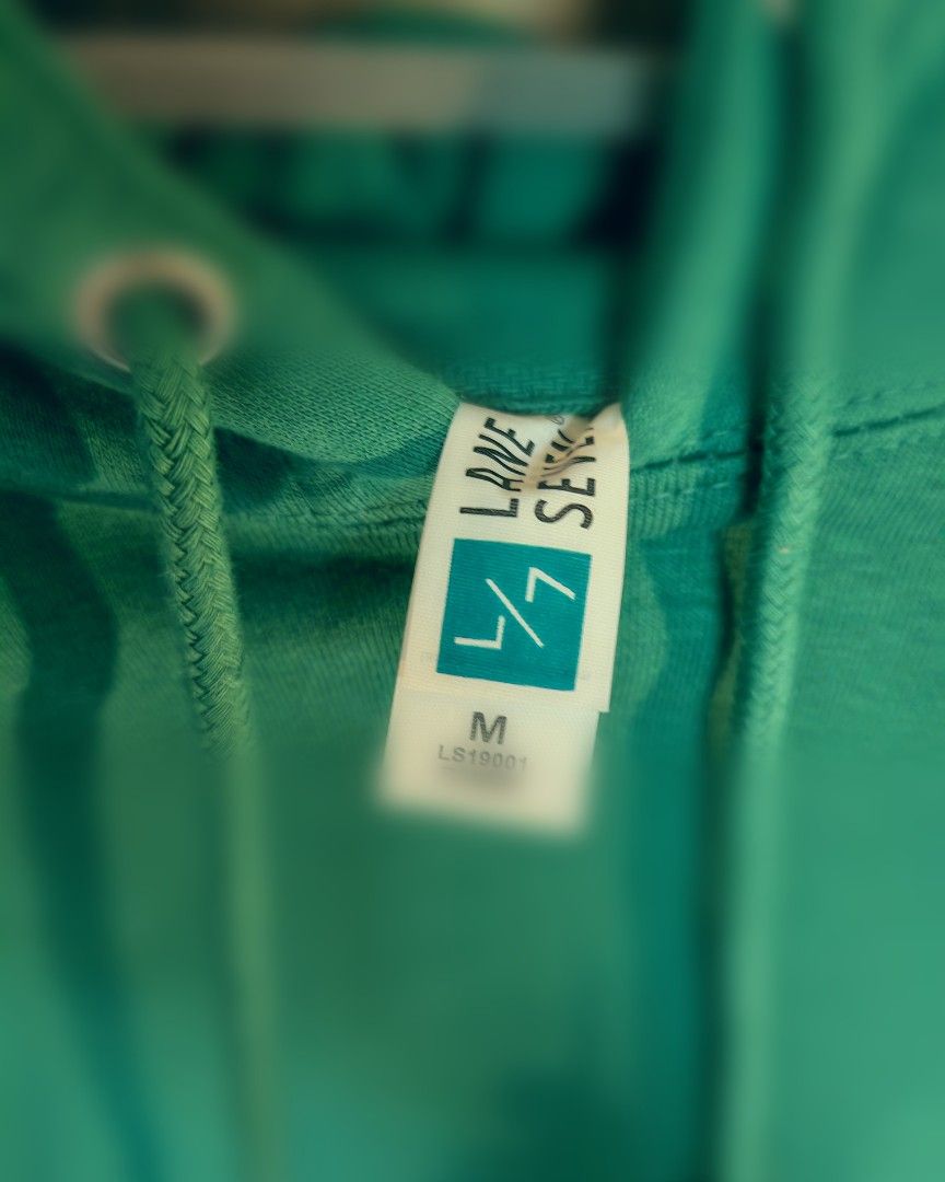 Upwork "This Is How We Work Now" Green Hoodie (Category: Hoodies) located in Manila. Submitted by xraverx (Listing ID 1452544290, Image 3). Description: - Green hoodie with Upwork logo on the front. - Rare hoodie for Upworkers. - Back graphic: "THIS IS HOW WE WORK NOW". - Brand: Lane Seven Apparel. - Material: Soft and comfortable. - Perfect for casual wear or representing your freelance hustle. -Runs Large size. Can fit L to XL.