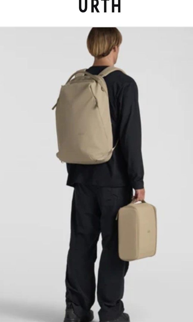 URTH backpack (Category: Backpacks) located in Singapore. Submitted by ps001 (Listing ID 1452673039, Image 2). Description: - Brand: Original URTH Bag - Color: Black - Style: Backpack with a separate organizer pouch - Design: Modern and minimalist - Condition: Good, as shown in photos, scroll to the end to see actual pictures. check out Urth site for more details:https://urth.co/collections/carry.