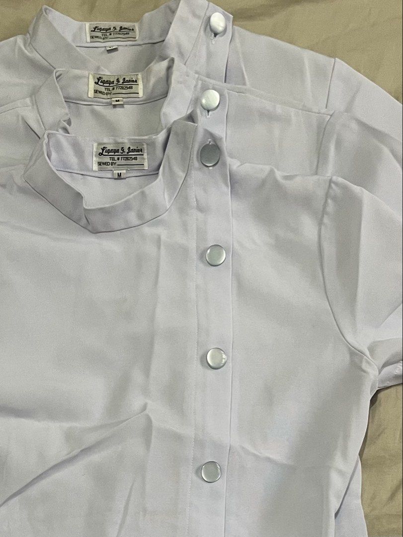 UST Medtech Type A Chinese Collar Uniform / Dress (Category: Dresses) located in Bulacan. Submitted by helpmedecluttertnx (Listing ID 1452518841, Image 2). Description: Size: medium Bought from Nanay Ligaya ✨️Negotiable! 📍Meet-up / Pick-up: Uncle John’s España/ UST 🚚Delivery: Lalamove/ Grab Express (buyer shoulders the delivery fee) PM if interested 😊.