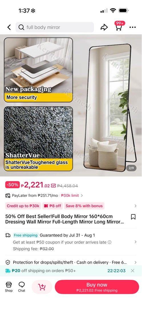 Vanity with free whole body mirror with stand (Category: Tables & Sets) located in Manila. Submitted by RyzelHachi (Listing ID 1439912530, Image 3). Description: New Vanity bought last May 1 RFS: We realized we need a bigger one LAST PRICE NA PLS LANG, WAG KAYONG BARAT, BAGO NGA DIBA? IBIG SABIHIN WALANG SIRA KAHIT SCRATCH. GUSTO LANG MAS MALAKI AGAD. WAG NA MAG CHAT IF HINDI KAYA NG BUDGET MO. THANKS. .