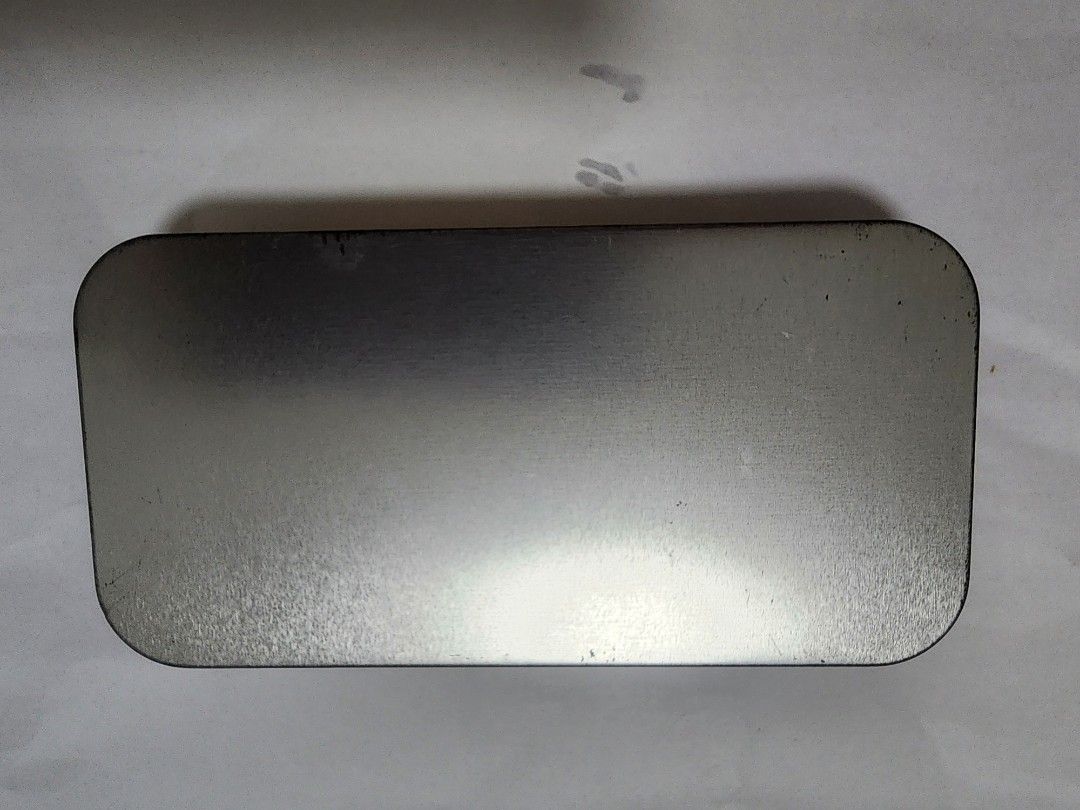 Victorinox Amenity Silver Tin Can Box (Category: Accessory Holder, Box & Organizers) located in Pasig City. Submitted by jam1ekow (Listing ID 1452660112, Image 2). Description: never used Victorinox metal amenity kit tin, featuring a sleek, understated design based on their iconic Spectra suitcase Brand: Victorinox. Business Class amenity kit for Swiss International Air Lines Material: Magnetic metal (iron sheet with surface treatment). Dimension