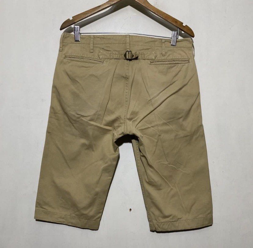 Visvim - Short (Category: Shorts) located in Manila. Submitted by kung_anoano_lang (Listing ID 1452537960, Image 2). Description: Visvim - Short Size - 2 Condition - 9/10 Flaw - The pants were cut off and made into a pair of shorts Dimensions WAIST - 33” INSEAM - 13.5” LEG OPENING - 8” FRONT RISE - 12” THIGH - 12” LENGTH - 23.5” 1,999.