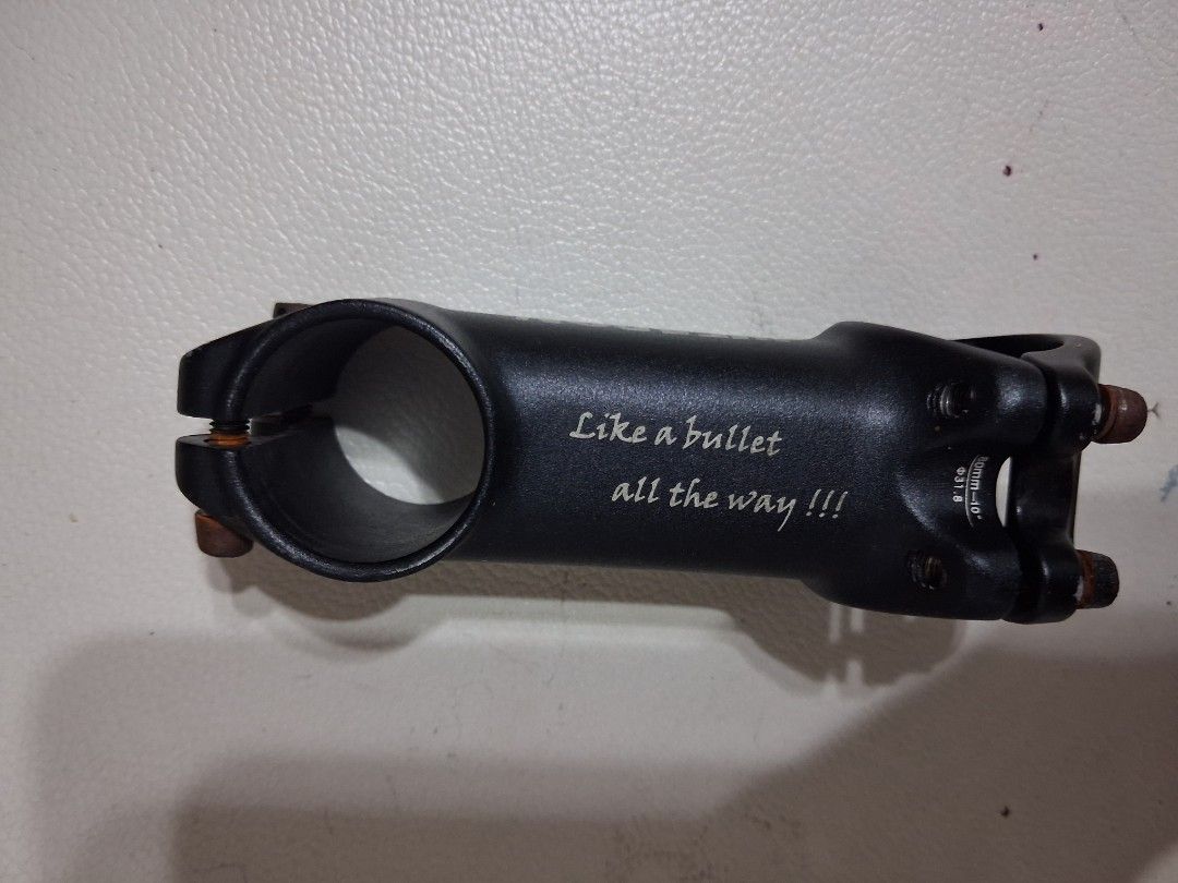WEAPON stem (Category: Parts & Accessories) located in Singapore. Submitted by plsdonatefixieparts (Listing ID 1452625641, Image 2). Description: weapon stem - 80mm and - 10° bolts abit rusty fd 10.