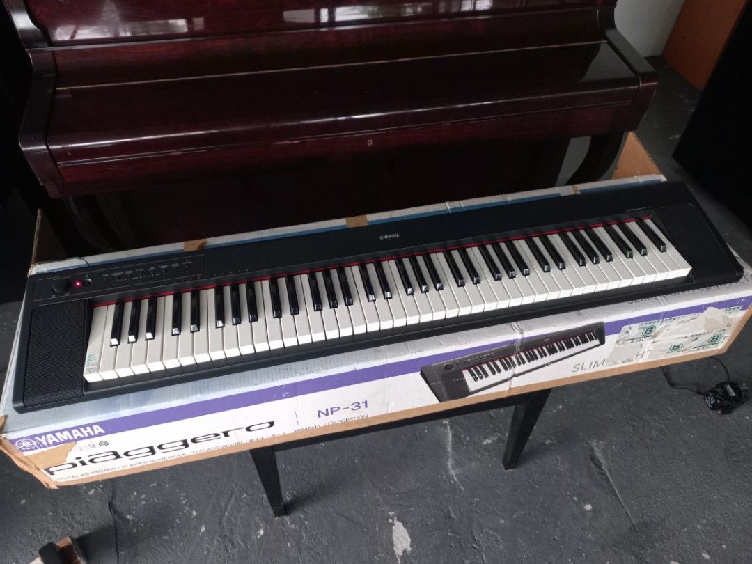 Yamaha Piaggero NP-31 Digital Piano Keyboard (Category: Musical Instruments) located in Manila. Submitted by arisdavid24 (Listing ID 1452635800, Image 2). Description: 12,500 php only In Good Working Condition Almost New With Box With 220 Volts Power Adaptor Imported from Japan We can deliver within metro manila for COD, ( delivery fee buyer's expense ) We can ship nationwide ( shipping fee buyer's expense ) Call or txt for faster transaction 099