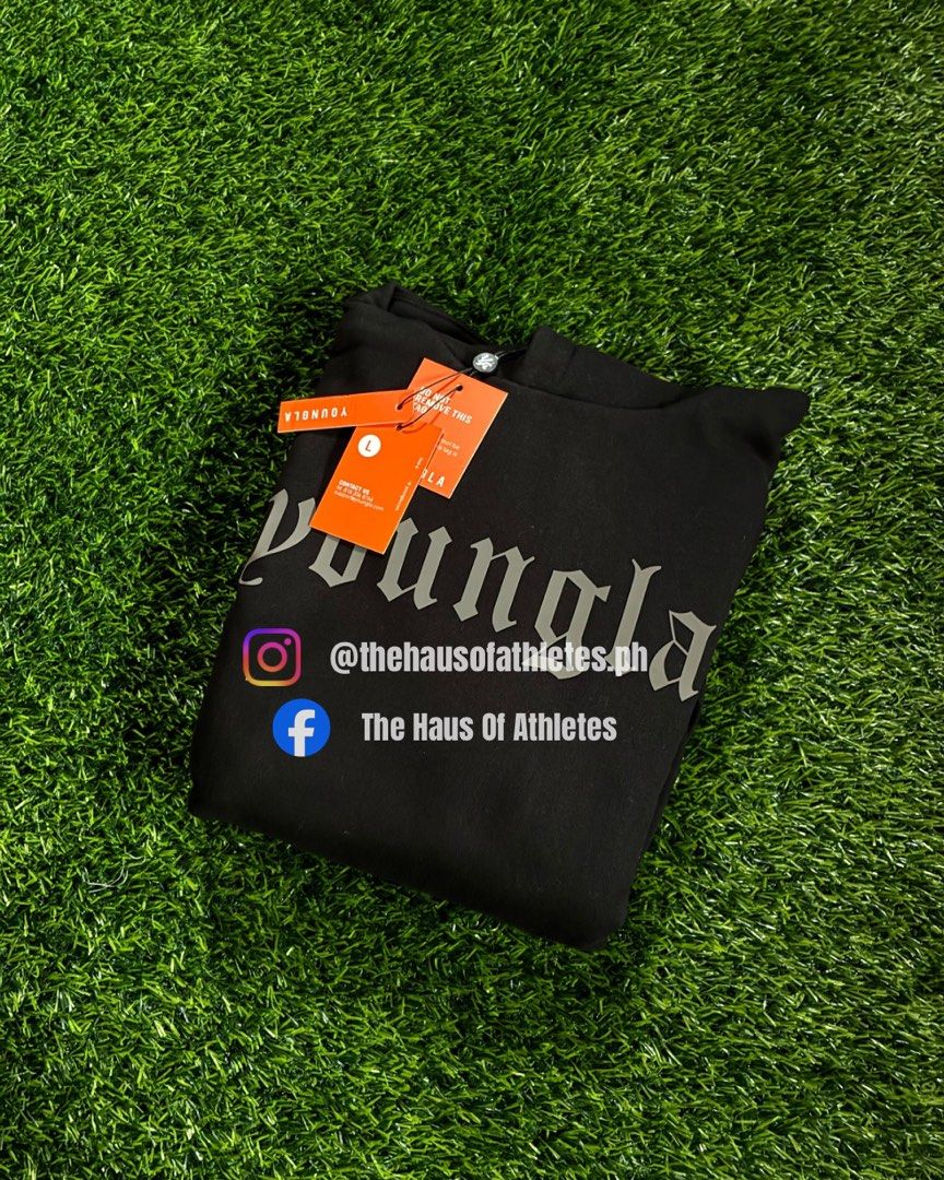 YoungLA Cloud 9 Hoodies (LARGE) (Category: Activewear) located in Caloocan City. Submitted by thehausofathletes.phonig (Listing ID 1452596649, Image 2). Description: [READY TO SHIP] YoungLA Cloud 9 Hoodies Black (Large) - ₱3,800 MATERIAL: 80% Fleece Cotton, 20% Polyester. Do Not Tumble Dry. HANG DRY ONLY. FIT: Relaxed. DESIGN: Cloud 9 hoodies are the perfect companion for the fall season, offering unparalleled softness and comfort. These hoodies 