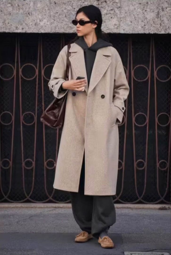 Zara Beige Soft Oversized Trench Coat (Category: Coats, Jackets and Outerwear) located in Manila. Submitted by vls10 (Listing ID 1452592710, Image 3). Description: NO LOWBALLING PLEASE BE REASONABLE WHEN SENDING OFFERS!! - Brand new w/ tags! - Color Beige/Light Brown - Classic design - Size XS (but fits S to M body frames) Bought for PHP 4995 in Zara, but selling for only PHP 4200! 📍: Quezon City (near city hall) 💵: Gcash/ BPI Bank Transfer 📦: