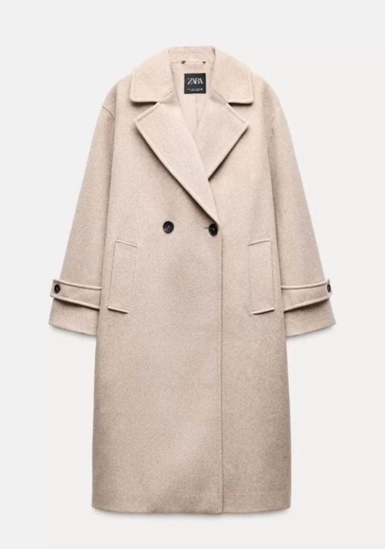 Zara Beige Soft Oversized Trench Coat (Category: Coats, Jackets and Outerwear) located in Manila. Submitted by vls10 (Listing ID 1452592710, Image 2). Description: NO LOWBALLING PLEASE BE REASONABLE WHEN SENDING OFFERS!! - Brand new w/ tags! - Color Beige/Light Brown - Classic design - Size XS (but fits S to M body frames) Bought for PHP 4995 in Zara, but selling for only PHP 4200! 📍: Quezon City (near city hall) 💵: Gcash/ BPI Bank Transfer 📦: