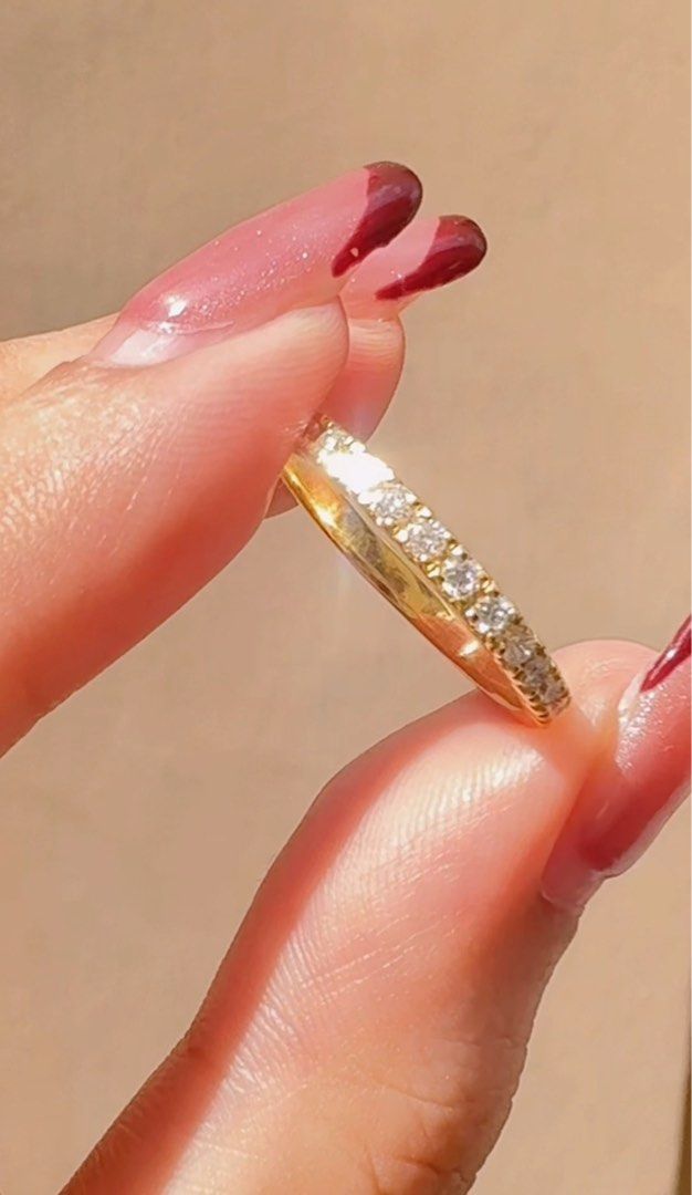 14k Full eternity ring. Sold and can be recreated (Category: Rings) located in Valenzuela. Submitted by lablancos (Listing ID 1447308712, Image 2). Description: Wear the diamonds. Turn to the rubies. Or let them meet in a stack. Some pieces were never made for a season. They were made to stay..