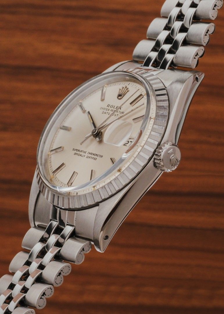1974 Rolex Datejust "Sigma Dial" (Category: Luxury Watches) located in Manila. Submitted by windsorfinery (Listing ID 1447298904, Image 2). Description: *Sigma Dial* Rolex Datejust 1603 1974 Automatic 36mm Stainless steel Acrylic Rolex bracelet Box: No Papers: No Others: Leather pouch. 1-Year Mechanical Warranty by Windsor Finery Co. Cash Price: ₱258,000 ✔️ Layaway accepted ✔️ Credit cards accepted ✔️ Viewings accepted (Greenbelt, Makati) ✔️ Open