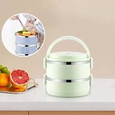 2 Tier Stackable Insulated Lunch Box499141643506831360