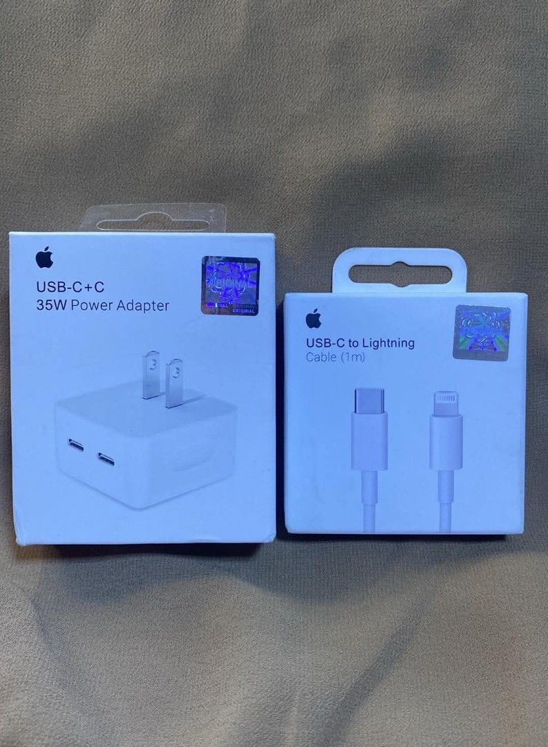 35W USB-C ADAPTER USB-C and cable ios charger (Category: Chargers & Cables) located in Manila. Submitted by pricious (Listing ID 1447386794, Image 1). Description: .