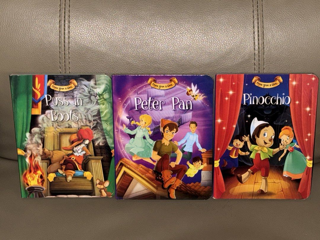 3 PCS Bundle Pinocchio, Peter Pan & Puss in Boots (Category: Plushies & Soft Toys) located in Taguig. Submitted by bookwormcornerph (Listing ID 1447317973, Image 1). Description: .