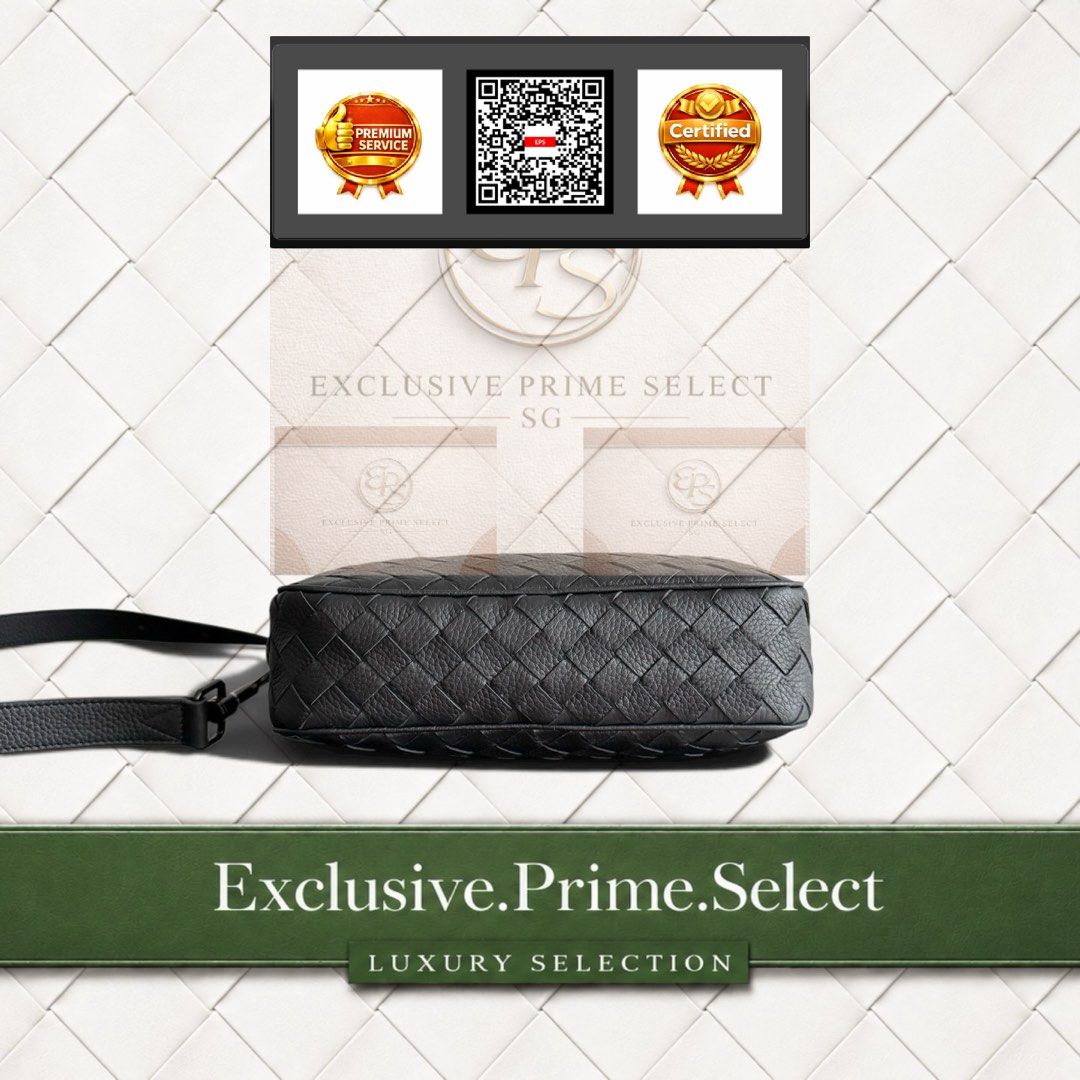 BV Collection Intrecciato Crossbody Camera Bag For Woman | Lady Model: BV5923 Size: 24.5*15*6cm (Category: Shoulder Bags) located in Singapore. Submitted by exclusive.prime.select_sg (Listing ID 1447400289, Image 3). Description: BV Collection Intrecciato Crossbody Camera Bag For Woman | Lady Model: BV5923 Size: 24.5*15*6cm • Brand New / 100% Authentic • Premium leather • Elegant and lightweight for daily styling or travel use • Timeless minimali