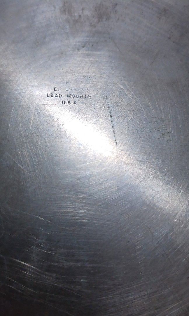 🇺🇸 Vintage Silverplate Round Serving Tray (Category: Other Kitchenware & Tableware) located in Quezon City. Submitted by wjmae (Listing ID 1445035900, Image 3). Description: Origin: Made in USA Markings: E.P. Brass (Electroplated Brass), Lead Mounts Era: Mid‑20th century (1950s–1970s) ✨ Features: - Intricate hand‑etched scroll & floral pattern ​ - Decorative pierced/reticulated rim ​ - Roped, twisted border edge ​ - Sturdy, well‑made American h